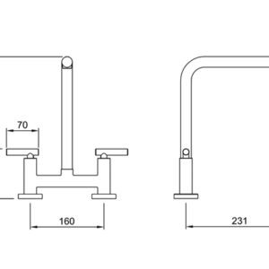 Alternative view of Grifería Peirano Mallorca 51-131 Cocina