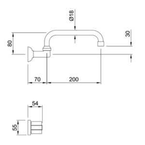 Alternative view of Grifería Peirano Renacer 55-002 Cocina