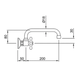 Alternative view of Grifería Peirano Ares 934/Cr Cocina