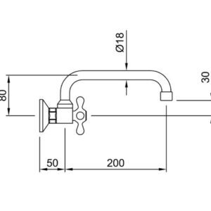 Alternative view of Grifería Peirano Ares 944 Cocina