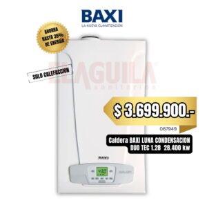 CALDERA BAXI COND.LUNA DUO TEC +1.28 K. cal SOLO CALEFACCION