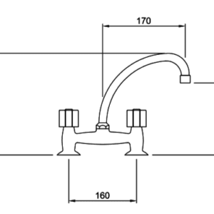 Alternative view of Grifería Peirano Renacer 51-002 Cocina