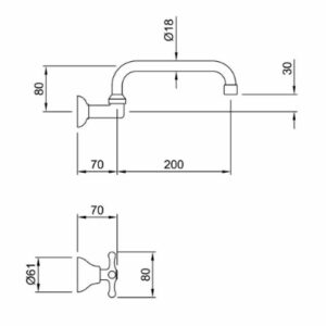 Alternative view of Grifería Peirano Cr Y 53-001N