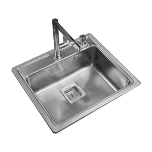Pileta de Acero Johnson Quadra Mini |Q55A| Ag.Der
