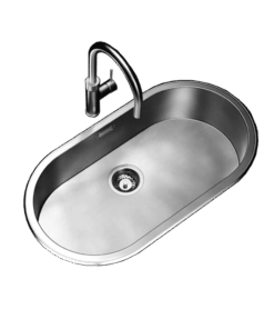 Pileta de Acero Johnson Curve |SI77A|