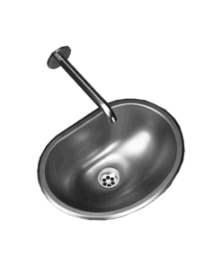 Pileta de Acero Johnson Para Baño |OV330L|