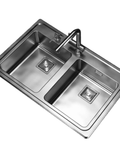 Pileta Doble de Acero Johnson |Q084A| Ag.Izq