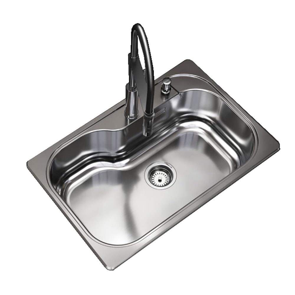 Pileta de Acero Johnson Luxor |SI71A|Ag.Der