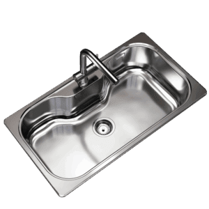 Pileta de Acero Johnson Luxor |SI85A|