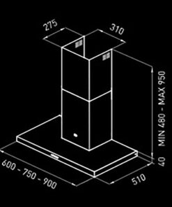 Alternative view of TST Campana Acero 60cm |325-60|