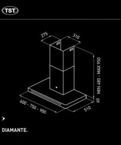 Alternative view of TST Campana Diamante 75cm |310-75|