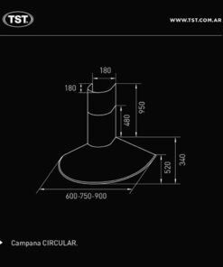Alternative view of TST Campana Circular |110-60|