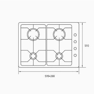 Alternative view of TST Anafe Sulata IV 51cm |20-4|